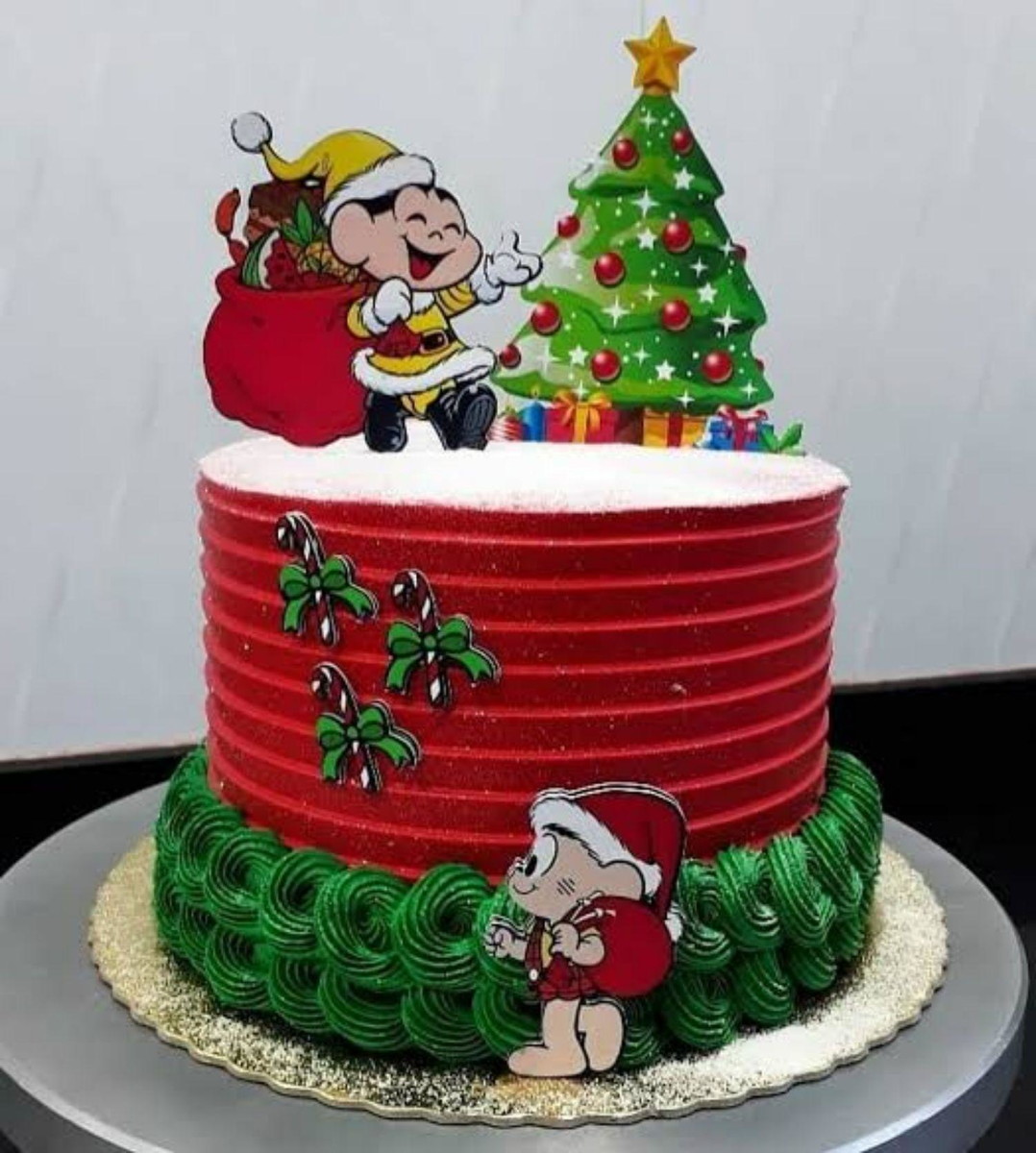Arquivo de Corte Topo de Bolo de Natal Magali #16715