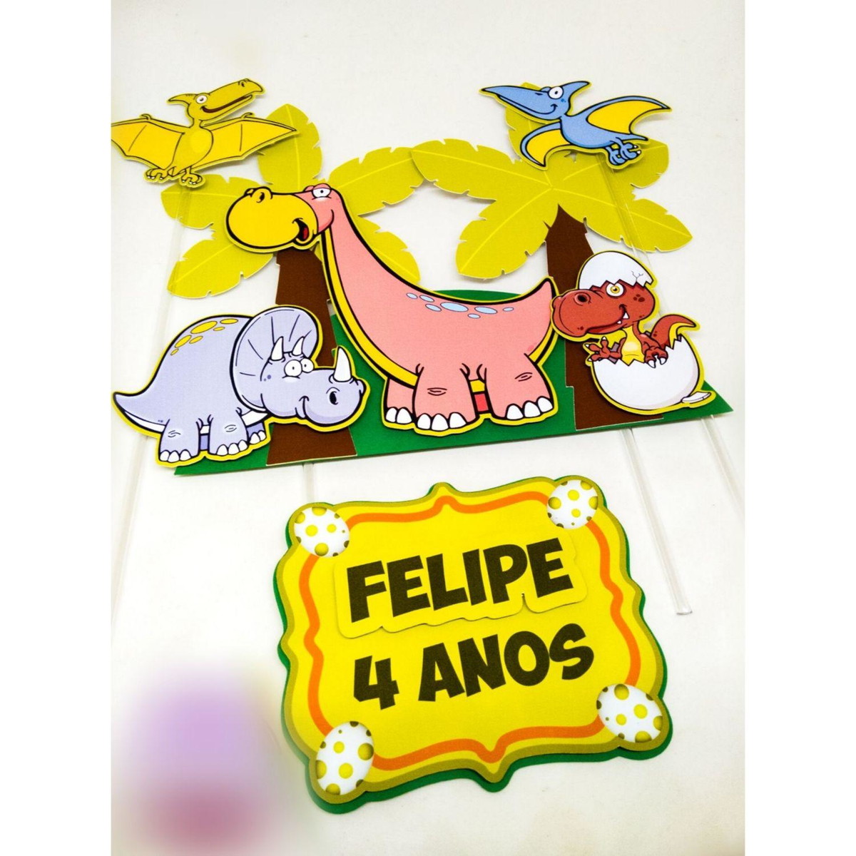ARQUIVO DE CORTE TOPO DE BOLO DINOSSAURO DINO #14147