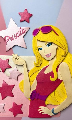 Arquivo de Corte Topo de Bolo em Camadas Barbie 020
