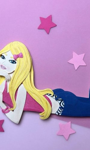 Arquivo de Corte Topo de Bolo em Camadas Barbie 021