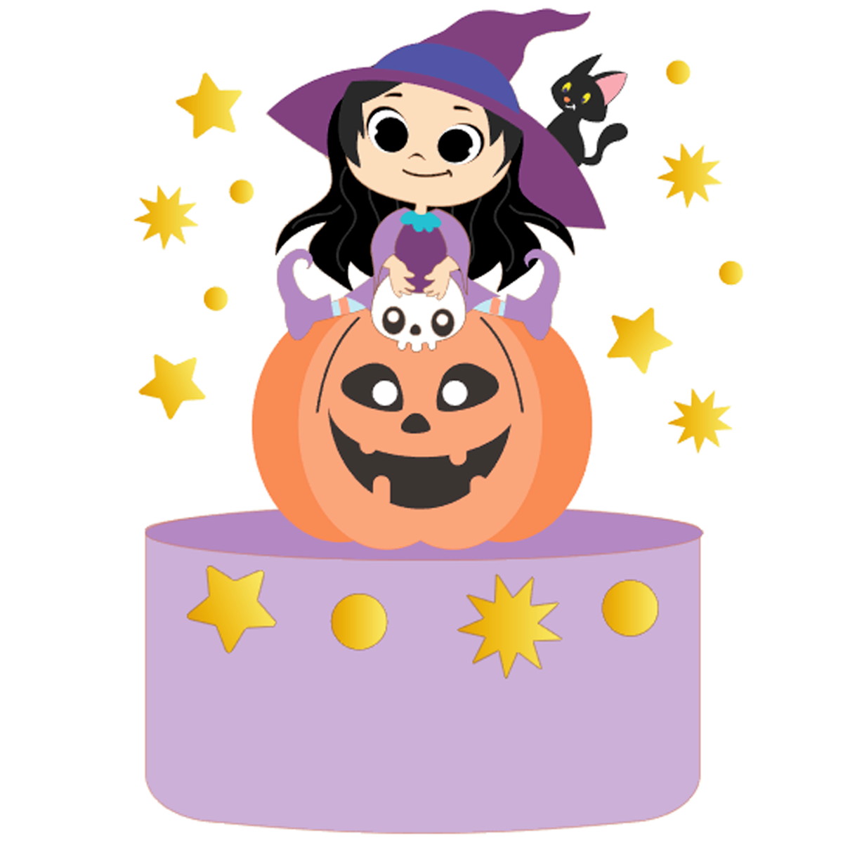 Arquivo de Corte: Topo de Bolo em Camadas Halloween 011