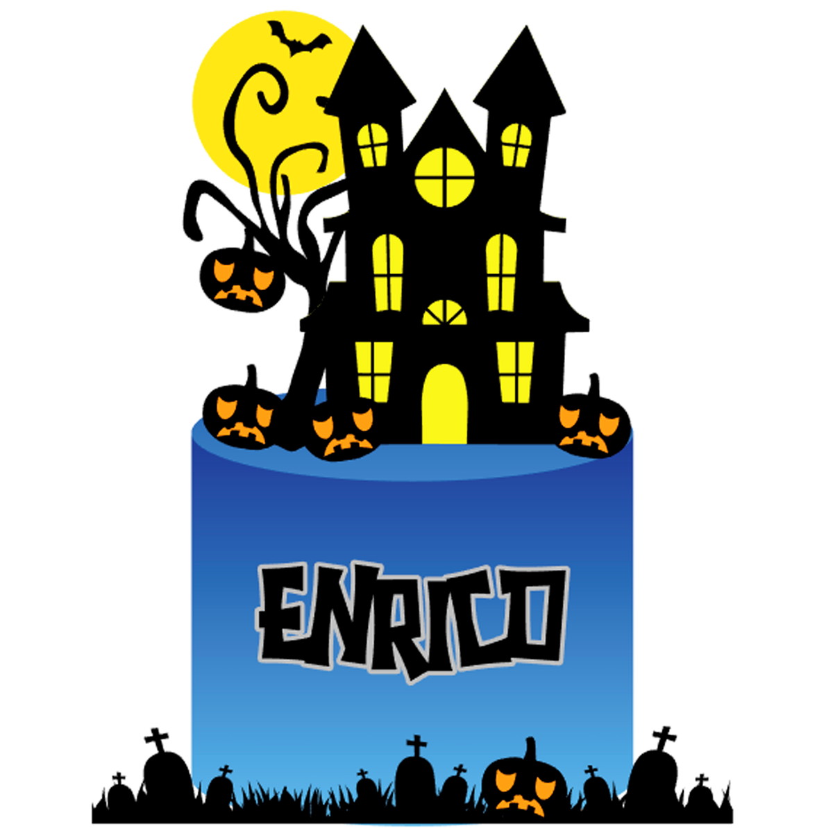 Arquivo de Corte: Topo de Bolo em Camadas Halloween 021