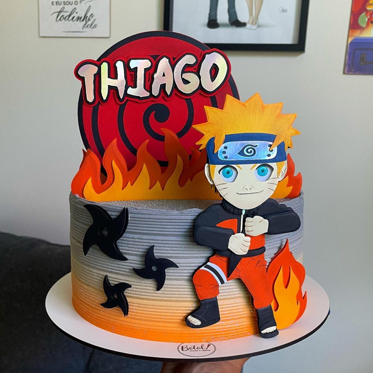 Arquivo de Corte: Topo de Bolo em Camadas Naruto 004