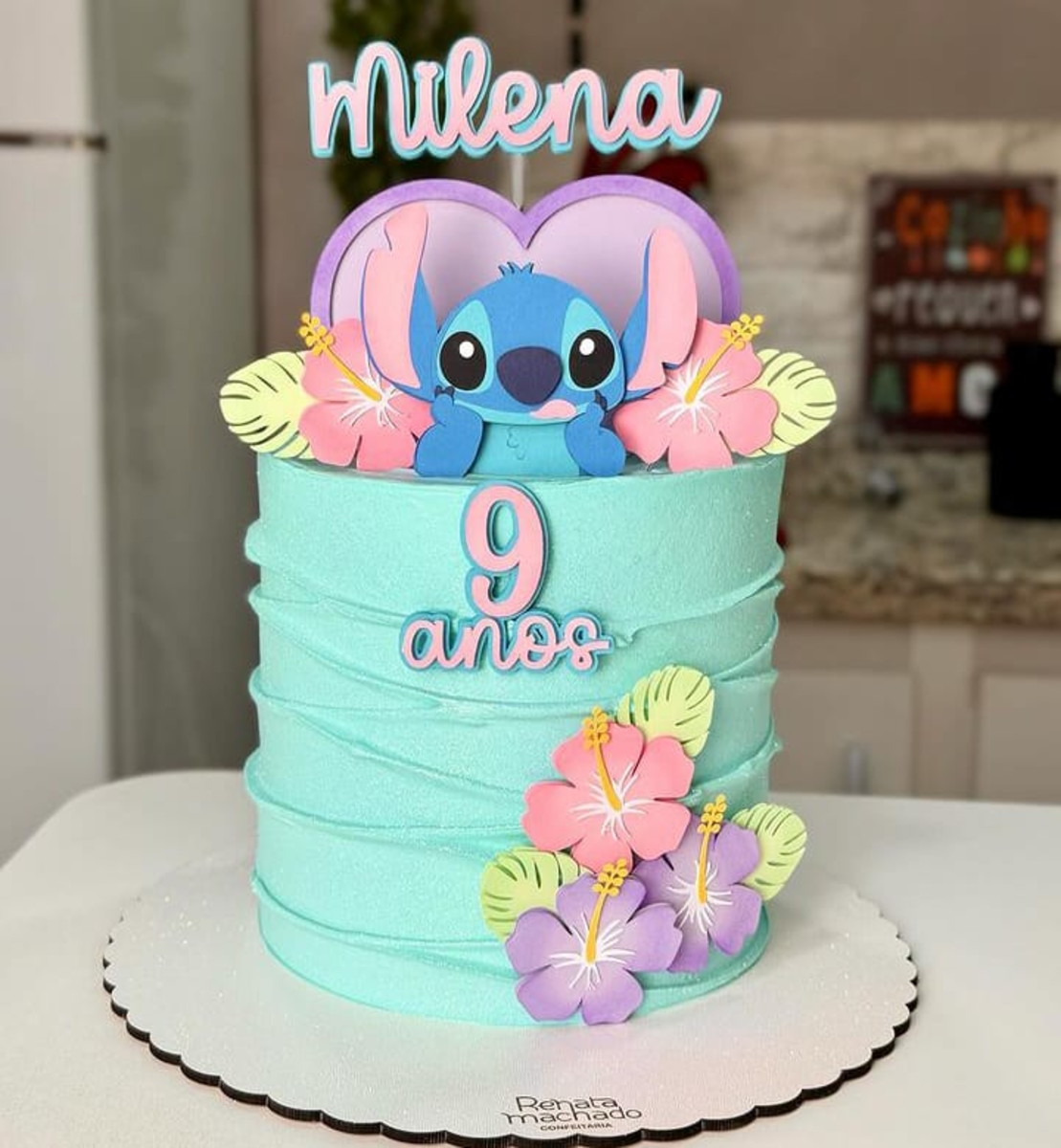 Arquivo de Corte: Topo de Bolo em Camadas Stitch Fofo 007 - Imagem 2