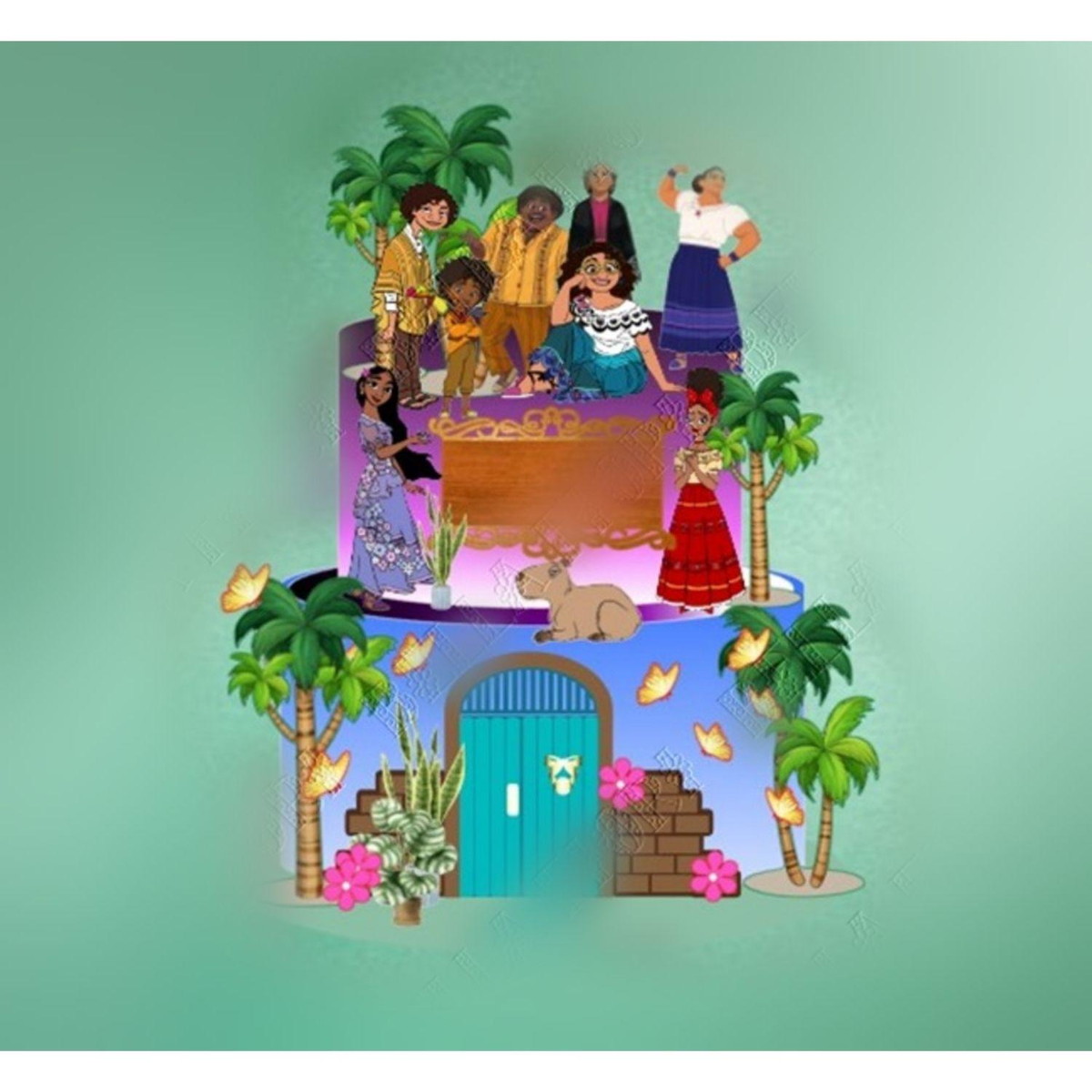 Arquivo de Corte Topo de Bolo Encanto Disney #15649
