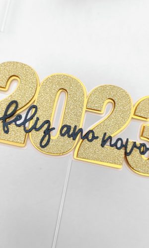 Arquivo de Corte Topo de Bolo Feliz Ano Novo 2023 018