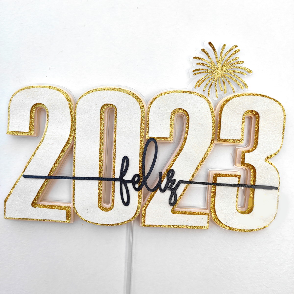Arquivo de Corte Topo de Bolo Feliz Ano Novo 2023 019