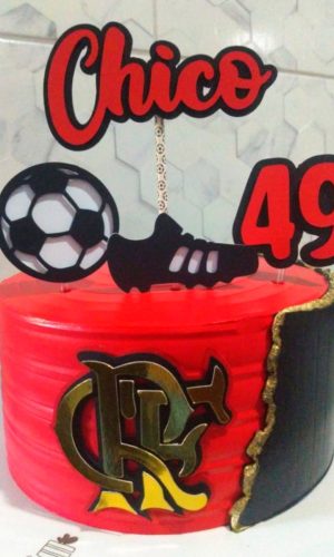 Arquivo de corte Topo de bolo - Flamengo