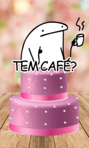 Arquivo de Corte Topo de Bolo Flork Aniversário #15664