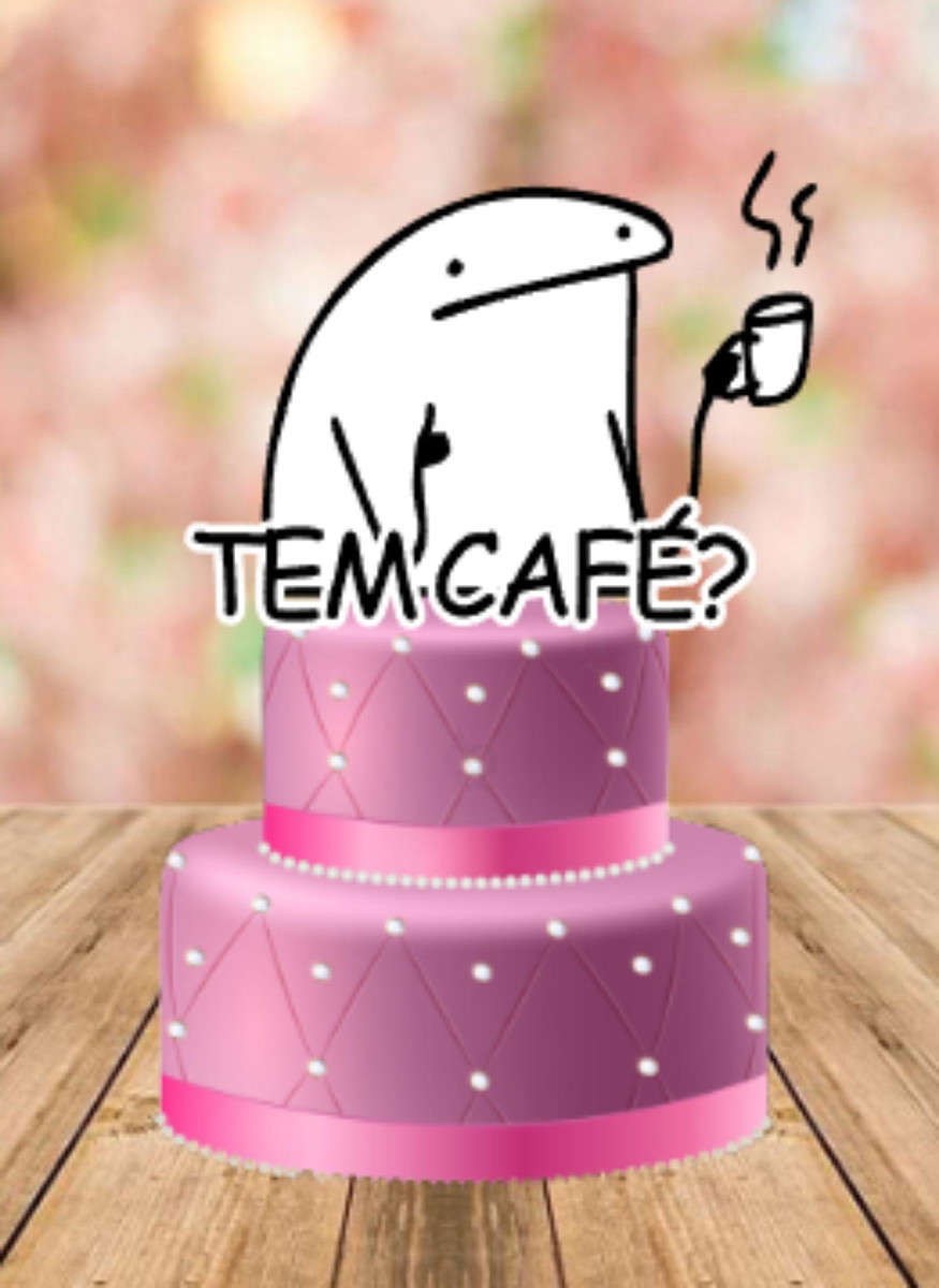 Arquivo de Corte Topo de Bolo Flork Aniversário #15664