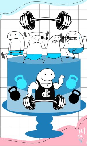 Arquivo de Corte Topo de Bolo Flork Maromba 065