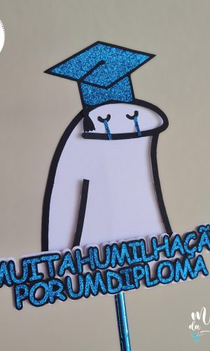 Arquivo de Corte Topo de Bolo Formatura Flork 050