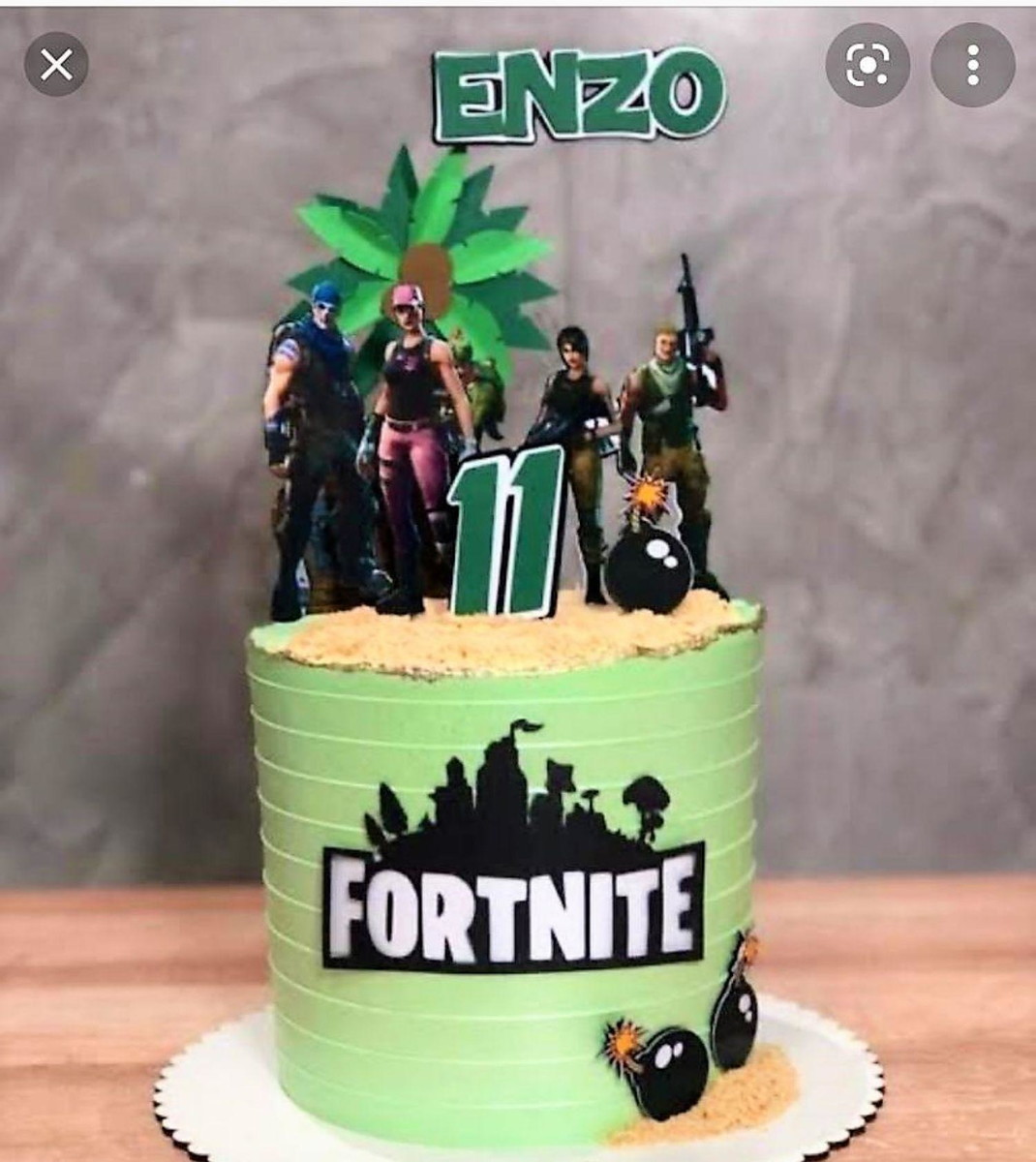 Arquivo De Corte Topo De Bolo Fortnite #15326