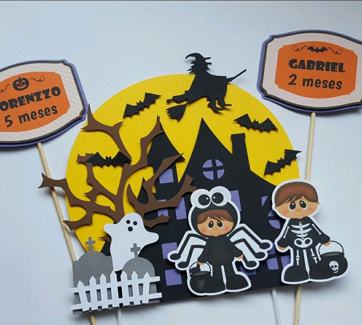 ARQUIVO DE CORTE TOPO DE BOLO HALLOWEEN (#2032) STUDIO.