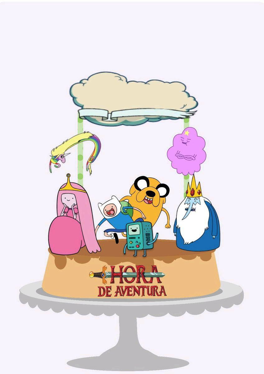 ARQUIVO DE CORTE TOPO DE BOLO HORA DE AVENTURA (#1549)
