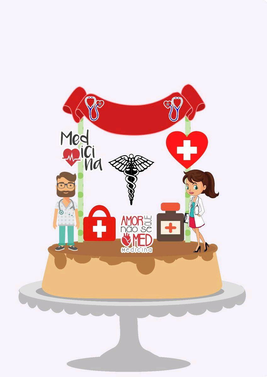 ARQUIVO DE CORTE TOPO DE BOLO MEDICINA (#1562)