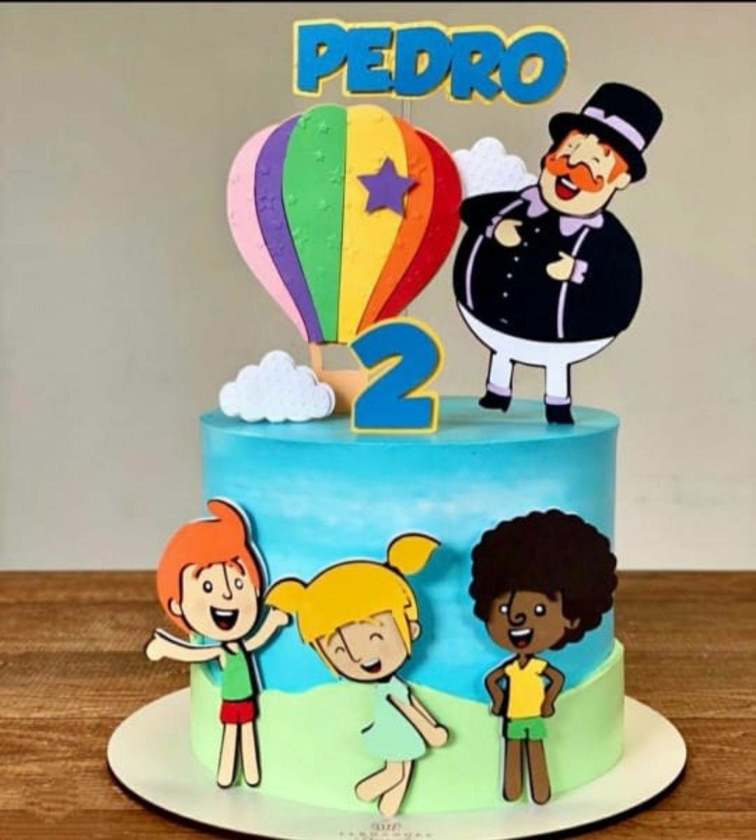 Arquivo De Corte Topo De Bolo Mundo Bita #15346