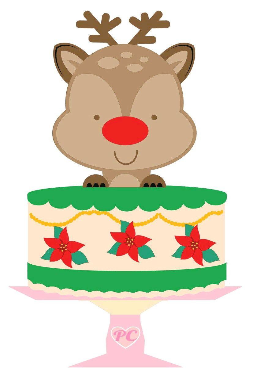 ARQUIVO DE CORTE TOPO DE BOLO NATAL (#1604) STUDIO