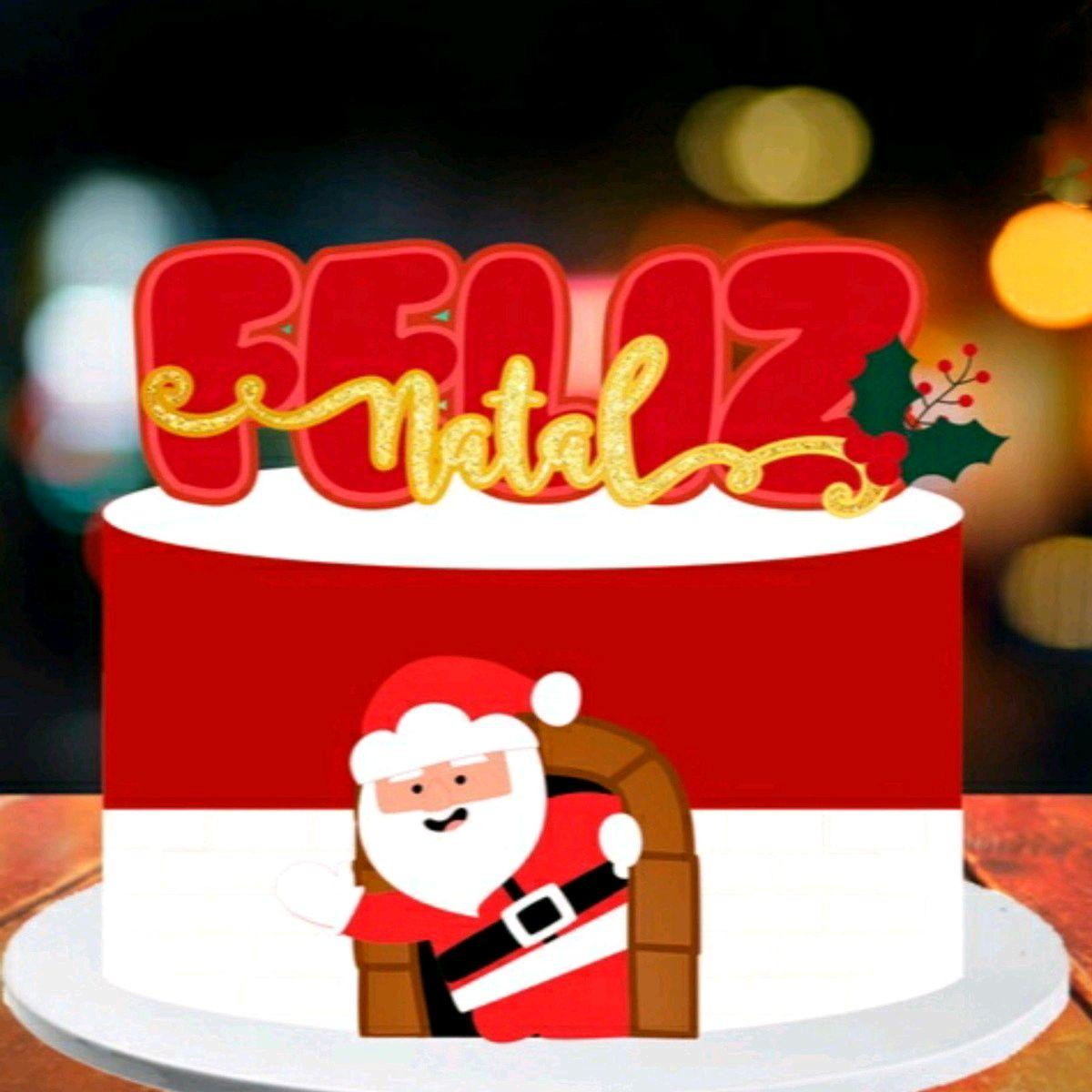ARQUIVO DE CORTE TOPO DE BOLO NATAL - CAMADAS (#2216) STUDIO