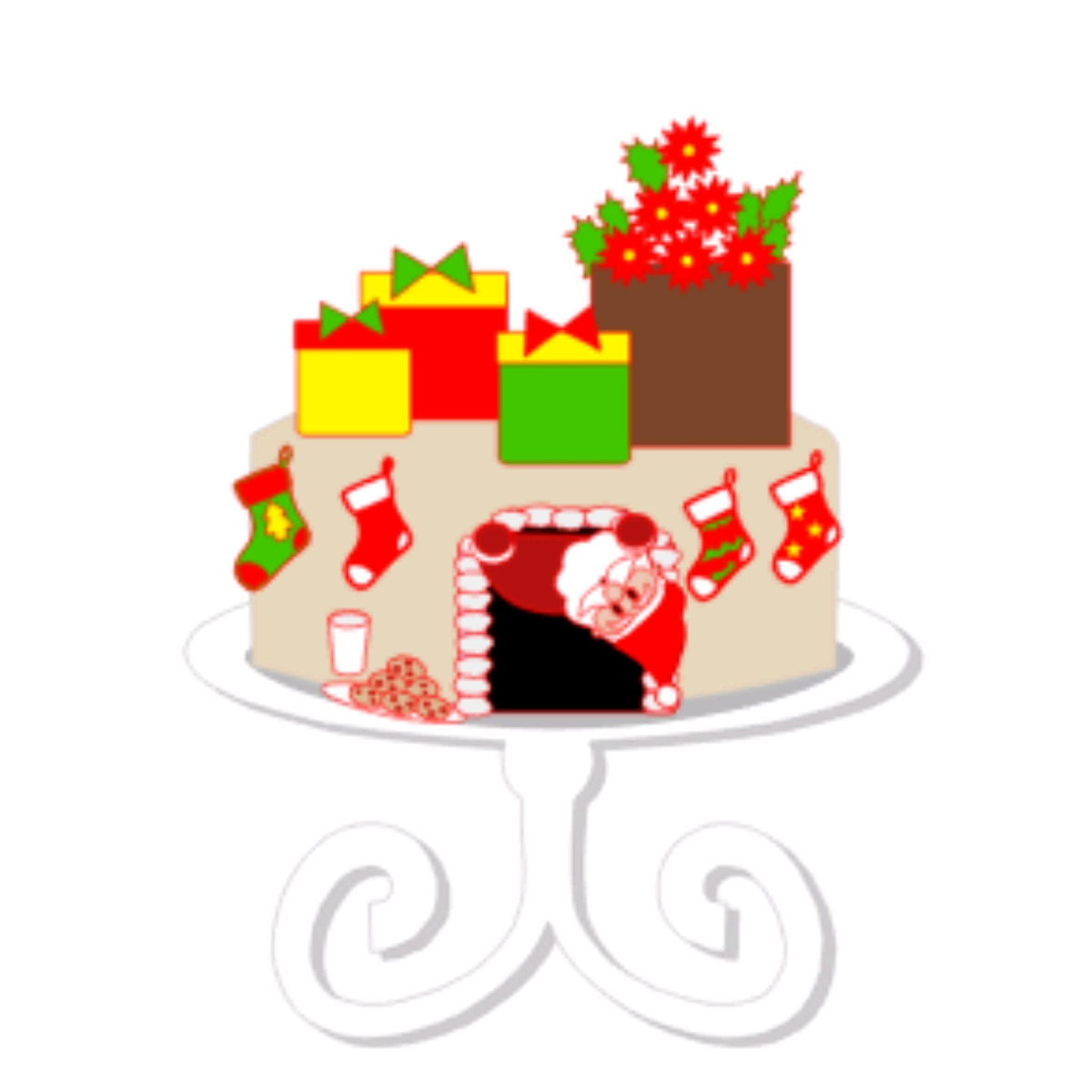 ARQUIVO DE CORTE TOPO DE BOLO NATAL - CAMADAS (#2222) STUDIO