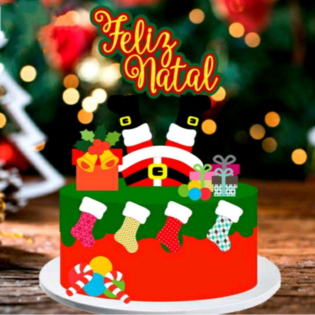 ARQUIVO DE CORTE TOPO DE BOLO NATAL - CAMADAS #2241 STUDIO