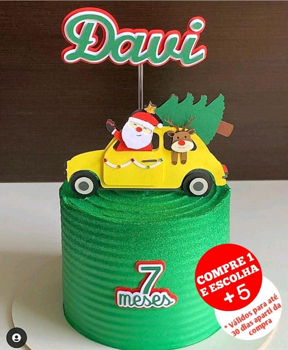 ARQUIVO DE CORTE TOPO DE BOLO NATAL - CAMADAS #2770 STUDIO
