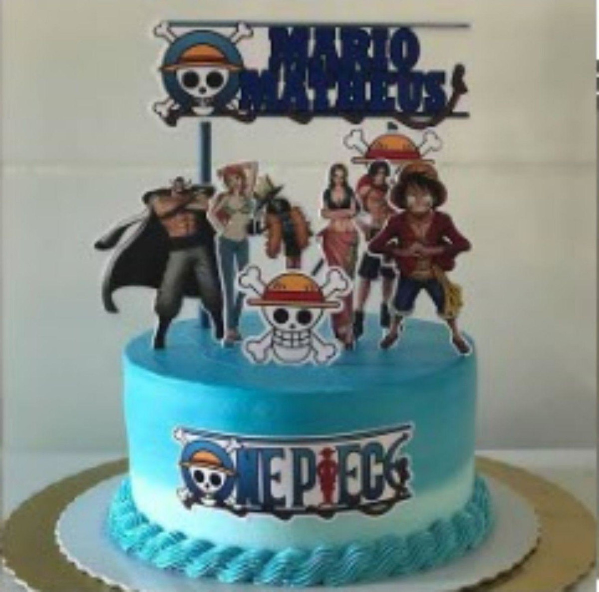 Arquivo de Corte Topo de Bolo One Piece #15798 Studio