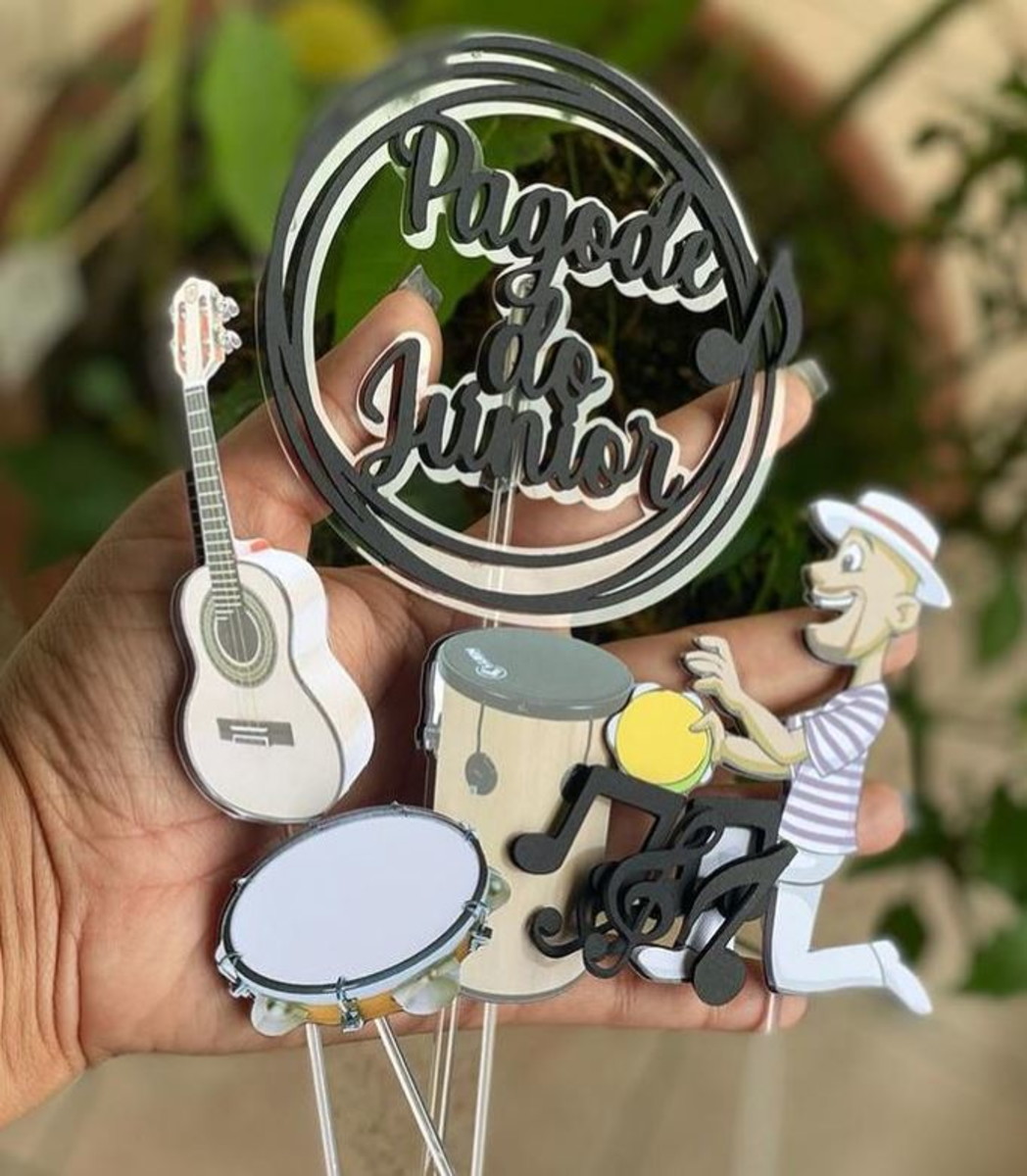 ARQUIVO DE CORTE: TOPO DE BOLO PAGODE SAMBISTA 001