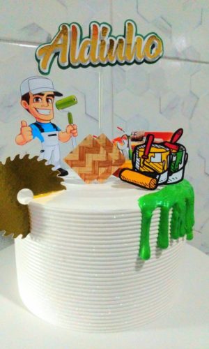 Arquivo de corte - Topo de Bolo Pedreiro