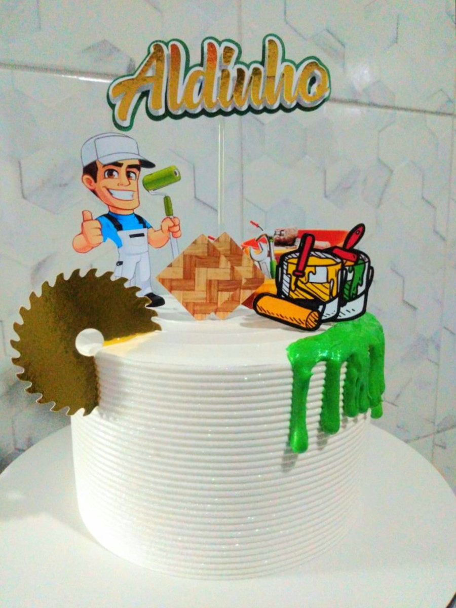 Arquivo de corte - Topo de Bolo Pedreiro