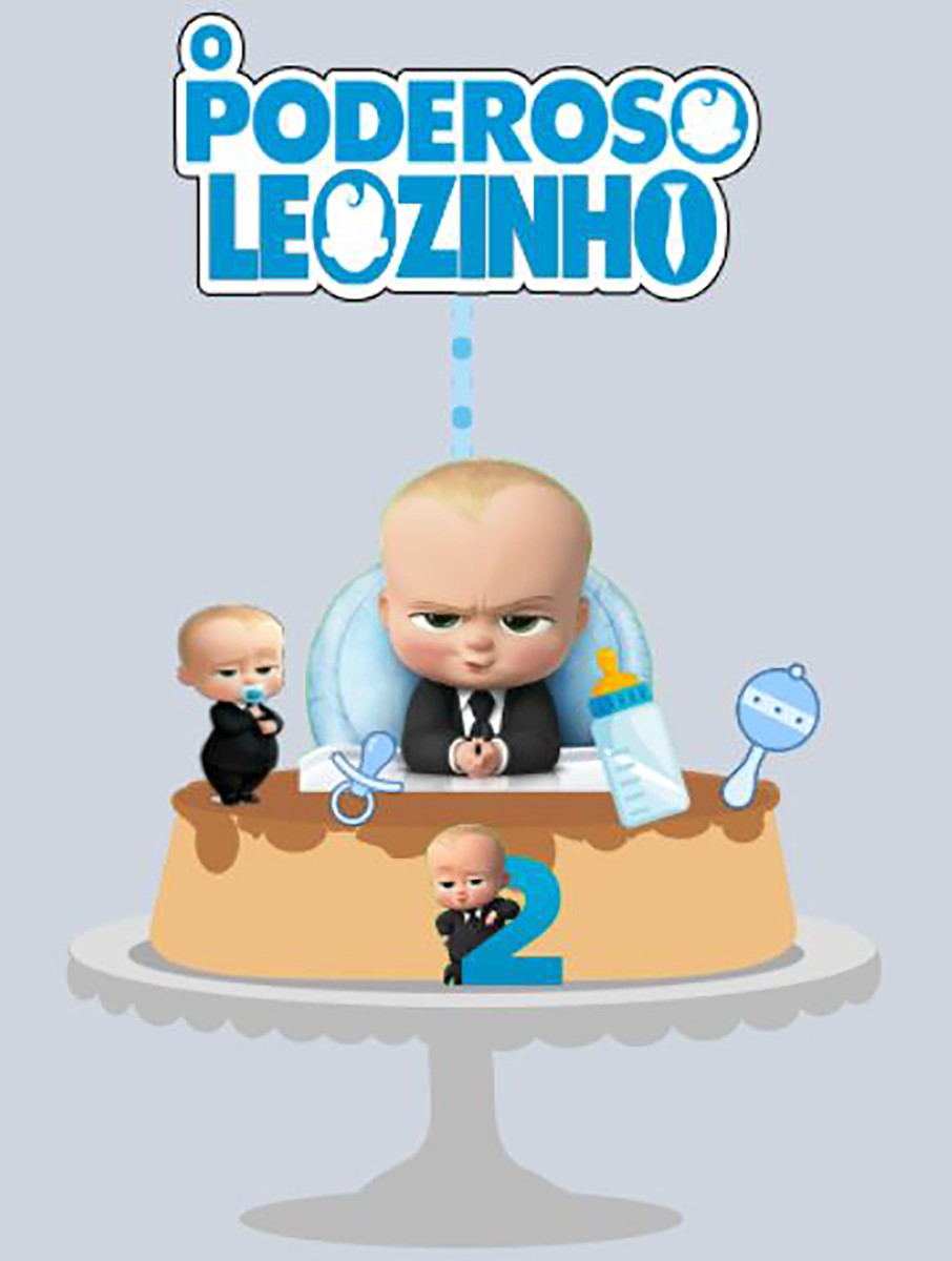 Arquivo de Corte: Topo de Bolo Poderoso Chefinho 002