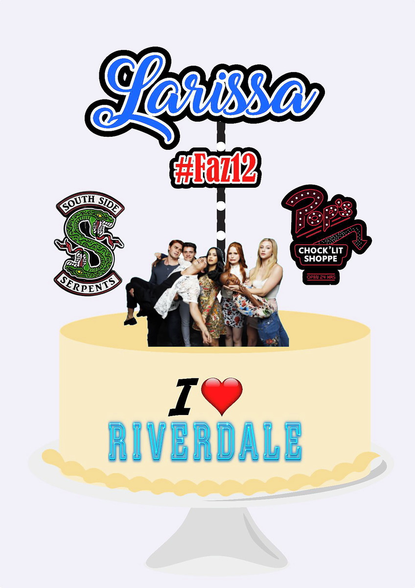 Arquivo de Corte: Topo de Bolo Riverdale 003
