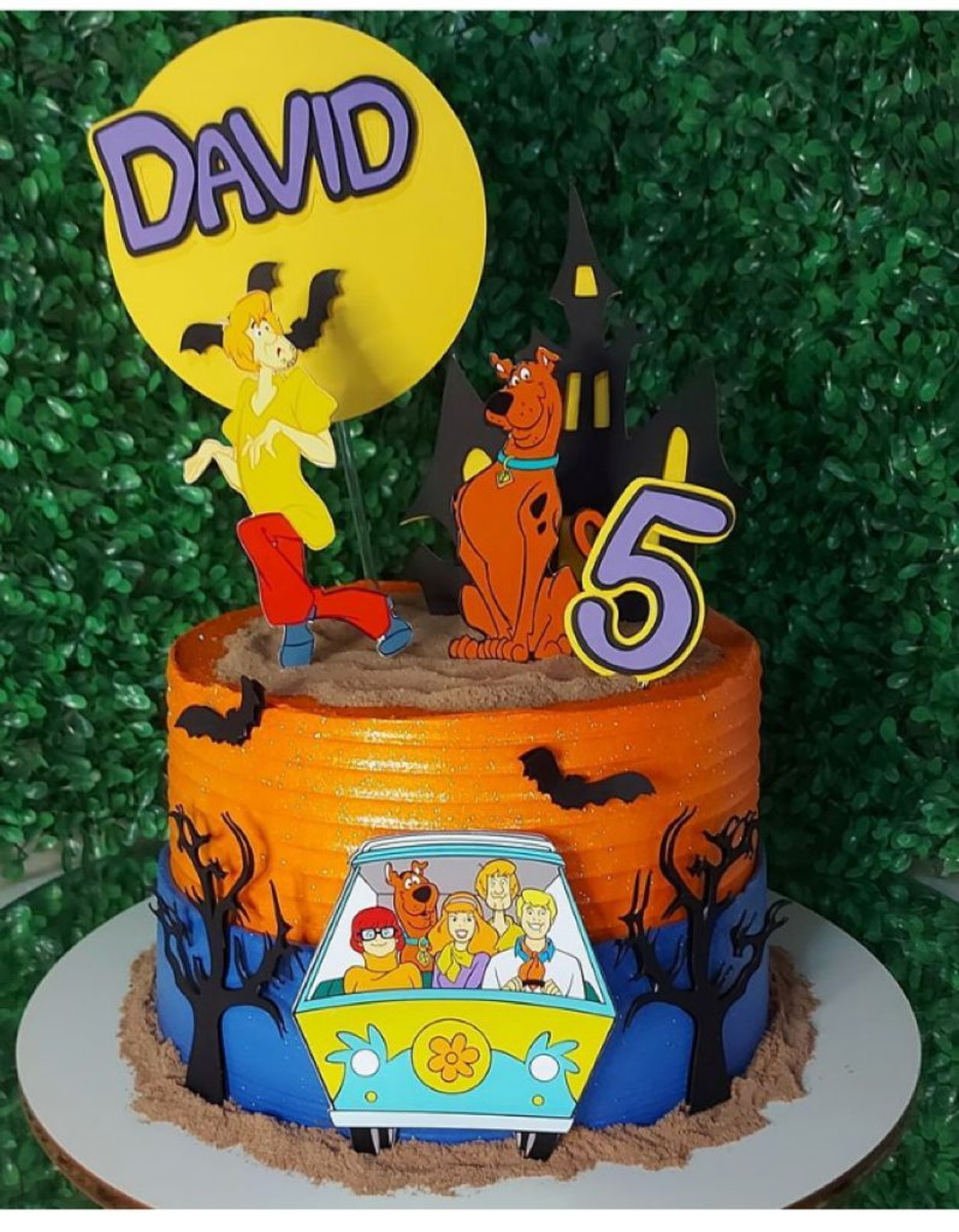 ARQUIVO DE CORTE TOPO DE BOLO SCOOBY DOO