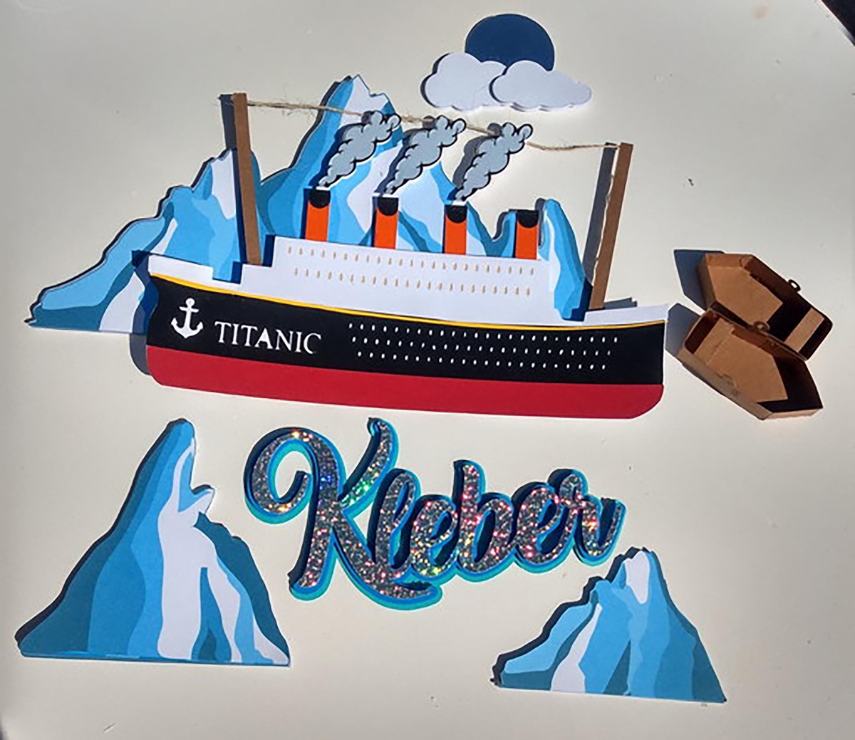 Arquivo de Corte: Topo de Bolo Titanic Camadas 001