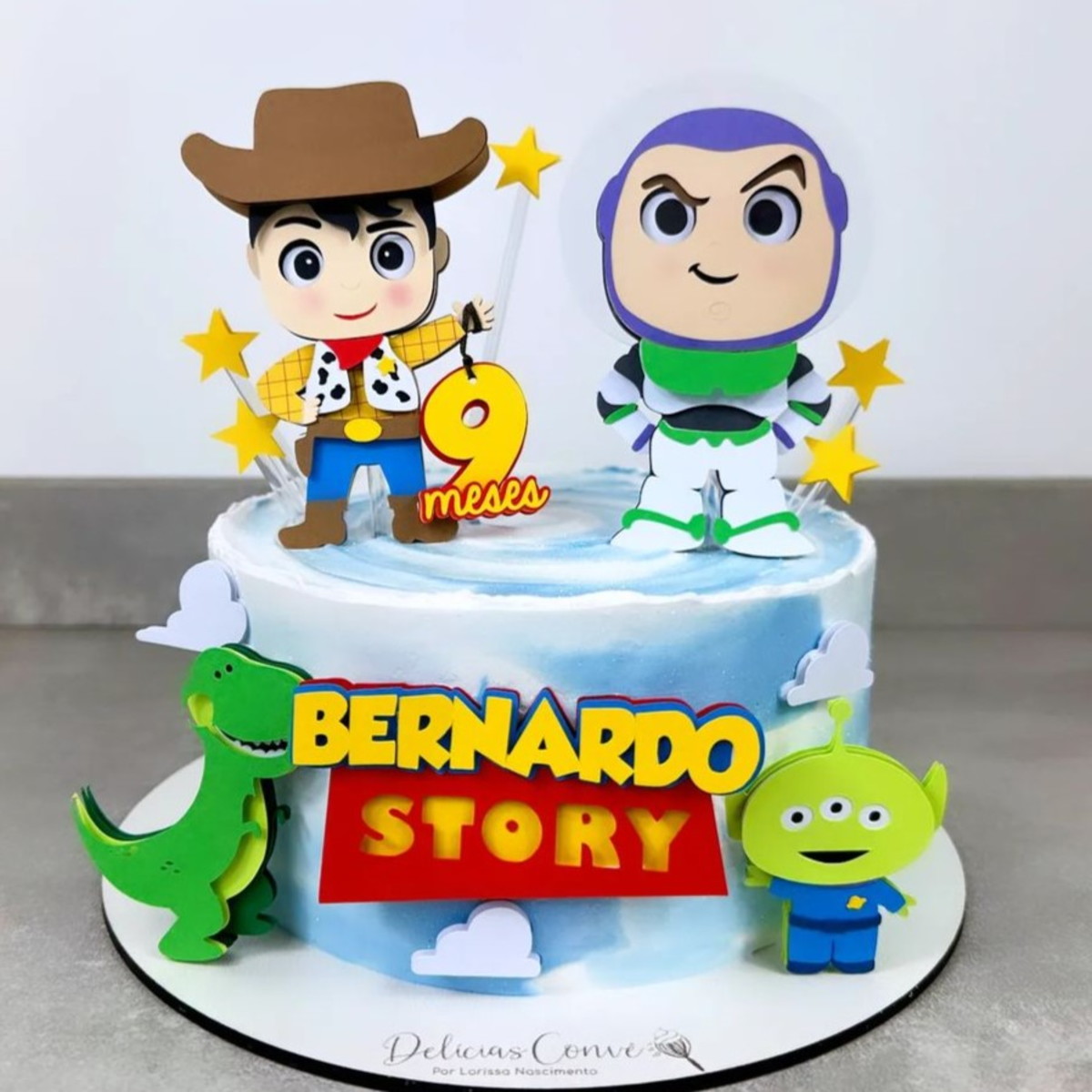 Arquivo de Corte: Topo de Bolo Toy Story Cute em Camadas 010 - Imagem 2