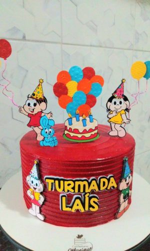Arquivo de corte topo de bolo - Turma de Mônica