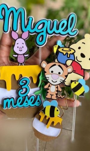 ARQUIVO DE CORTE TOPO DE BOLO URSINHO POOH #13642