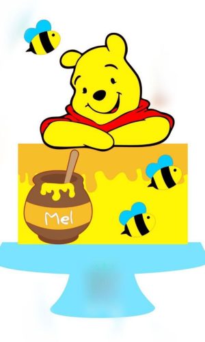 ARQUIVO DE CORTE TOPO DE BOLO URSINHO POOH #13647