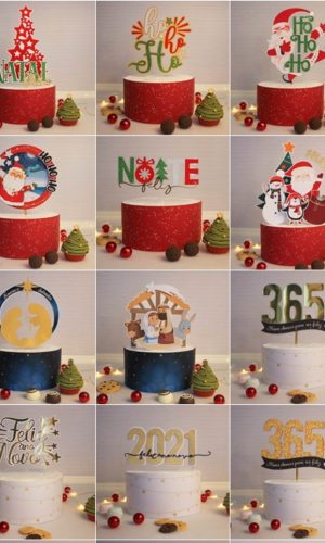 Arquivos de Corte Topos de Natal e Ano Novo pdf e Studio