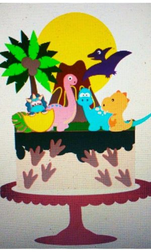 ARQUIVO DE CORTE TOPO DINOSSAURO - DINO (#346) - STUDIO