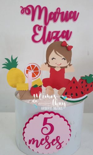 Arquivo de Corte Topo: Feirinha Frutinhas Menina 013