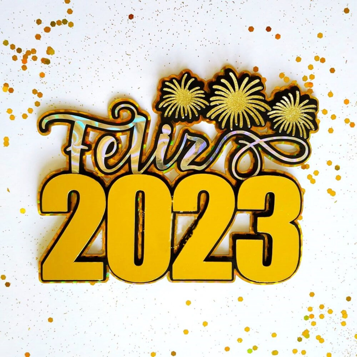 Arquivo de Corte Topo Feliz Ano Novo 2022