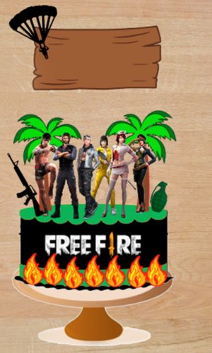 Arquivo de corte topo Free Fire