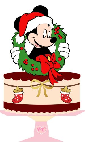 Arquivo de Corte Topo Mickey Natal