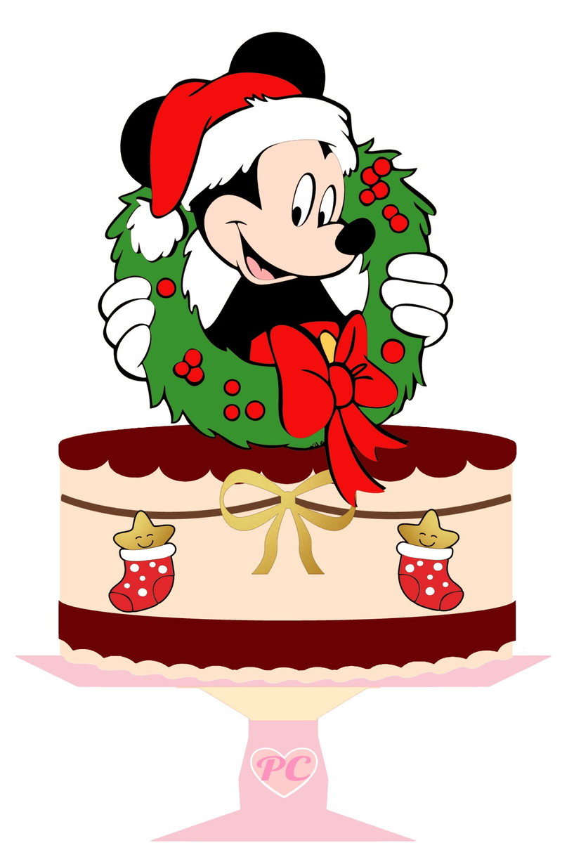 Arquivo de Corte Topo Mickey Natal