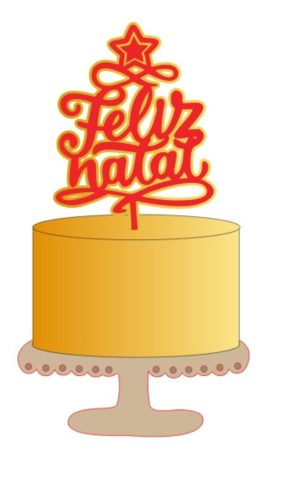Arquivo de corte Topo Natal
