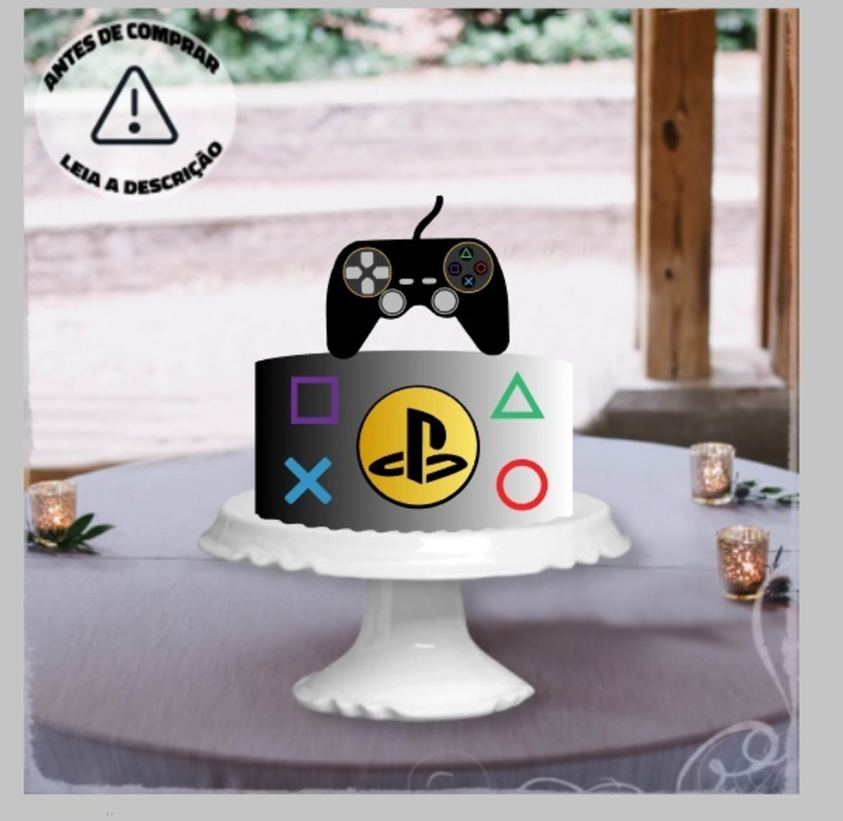 Arquivo de corte Topo PS Playstation em camadas