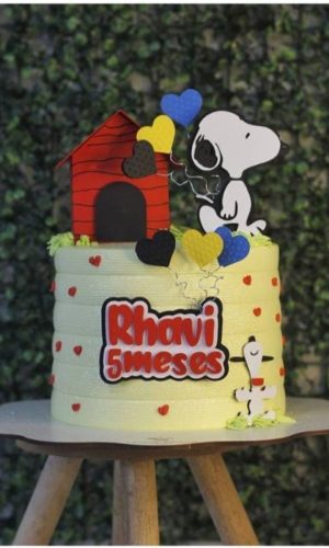 Arquivo de corte topo Snoopy em camadas casa 3d