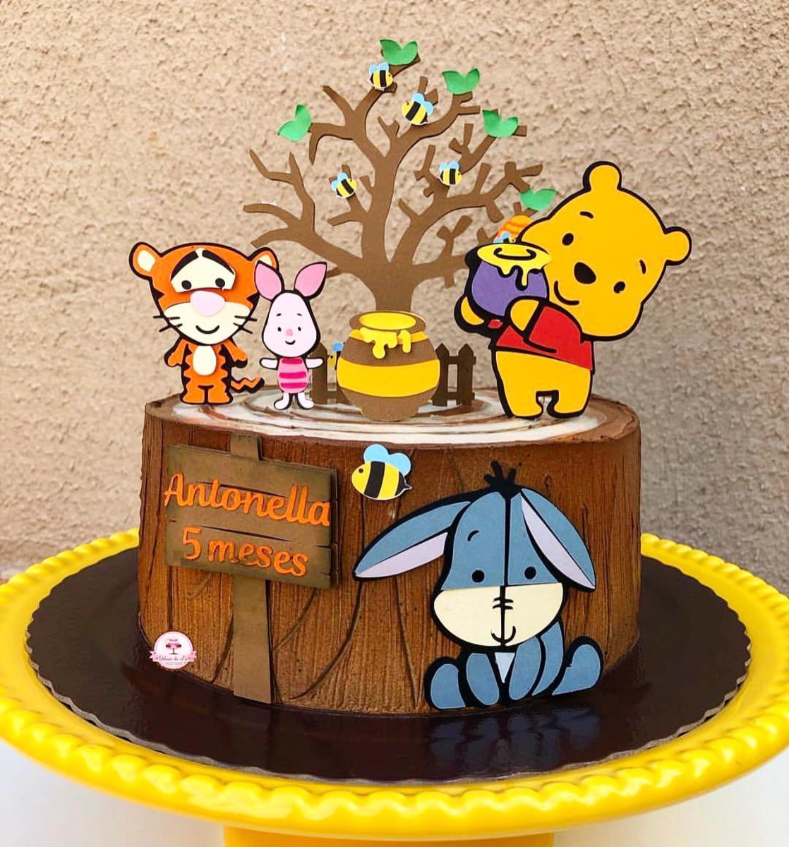 KIT C/ 5 ARQUIVO DE CORTE: TOPO URSINHO POOH 001