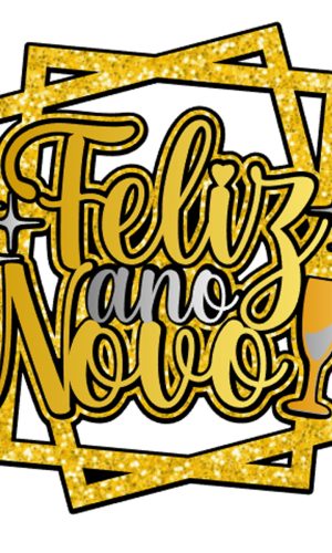 Arquivo de Corte Topos de Bolo Feliz Ano Novo 2023 026